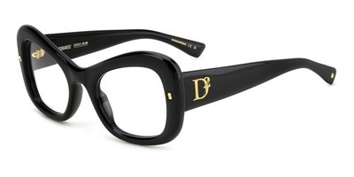 Dsquared2 D2 0138 Black 52/23/140 WOMAN Eyewear Frame