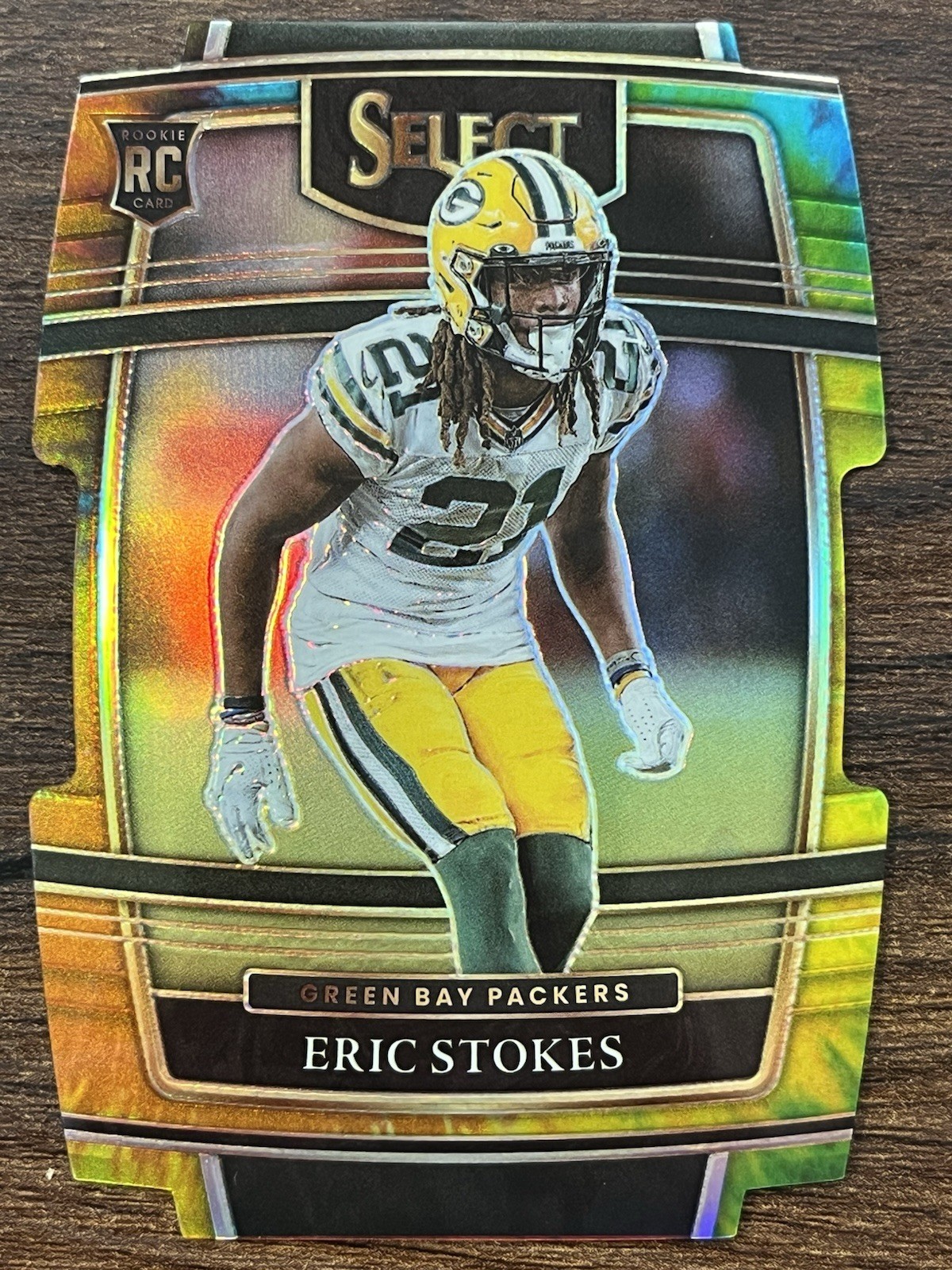 2021 Select Eric Stokes Rookie #'d /25 Tie Dye Prizm Die Cut RC #88 Raiders SP