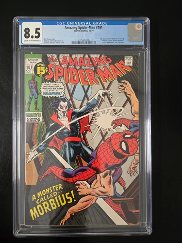 Amazing Spider-Man #101 (1971) – First App of Morbius CGC 8.5