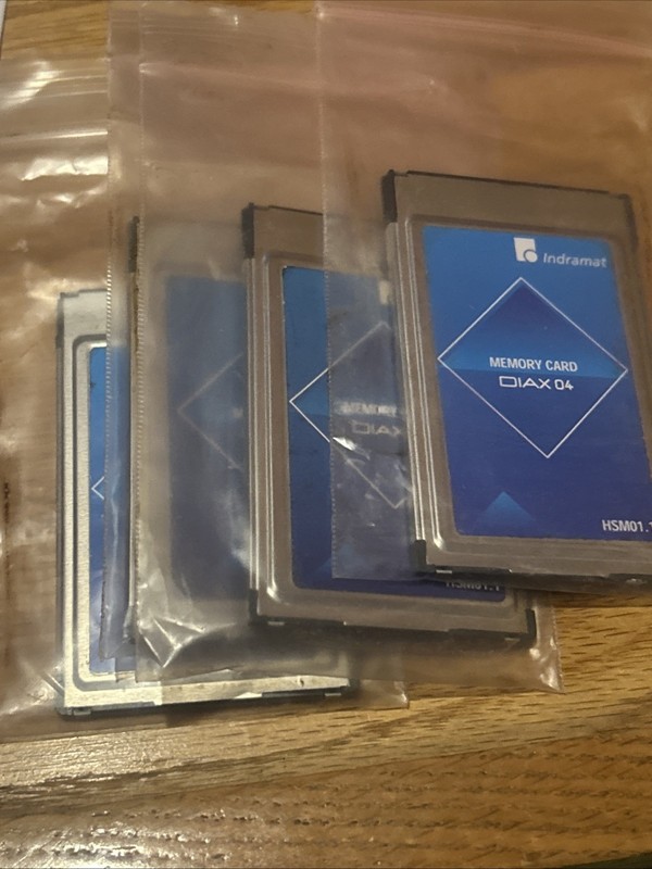 Qty 4 PC INDRAMAT HSM01.1FW DIAX 04 MEMORY CARDS