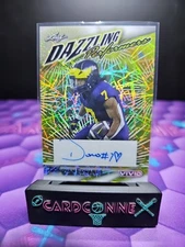 2024 Leaf Vivid Donovan Edwards Laser Auto 1/1 Michigan Wolverines/New York Jets