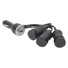 MOBILESPEC MS211USBBL Power Adapter,4 Outlet,12V 33NU67