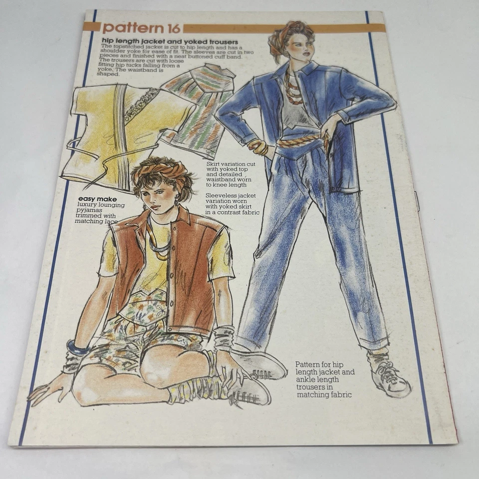 Vintage Sewing Pattern Make it Easy No.15 Paper Pattern 90’s Fashion - Image 3 of 4