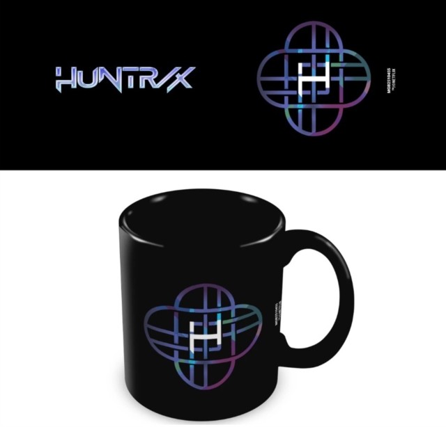 K-Pop Demon Hunters (Huntrix Logo) Black Pod Mug (General merchandise)