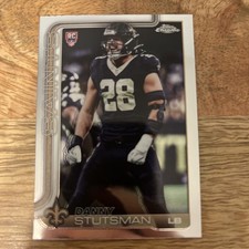 2025 Topps Chrome Danny Stutsman RC #373 Saints Rookie Linebacker NM/MINT
