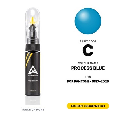 Pantone C Process Blue Colour Matched Touch Up Paint Kit Factory Colour Match