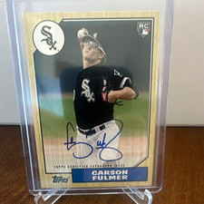 Topps 2017 1987 Topps 30th Anniv Autographs Carson Fulmer Auto RC #1987A-CFU