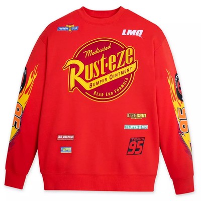 Cars Pullover Sweatshirt Rust-Eze for Adults 2025 Disney Parks M