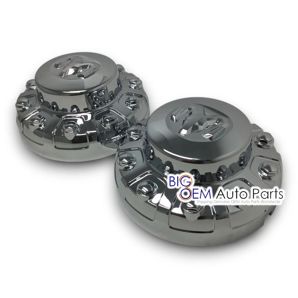 Комплект хромированных задних колпаков центральной ступицы колеса 19,5 дюйма 2019–2025 Ram 4500 5500 6PG04SZ0AC - Изображение 3 из 4