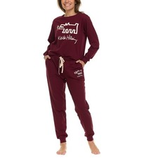 Keith Haring Women's Lounge Set, Red/Burgundy, XS