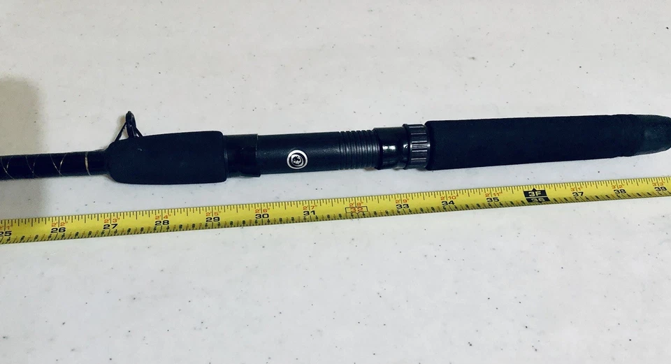 Master Spectra 3050BK 6’6” caña de pescar 2 piezas y carrete Mitchell combo grafito mediano Foto 3 de 4