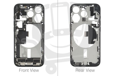 Official Apple iPhone 15 Pro Blue Titanium Chassis / Middle Frame