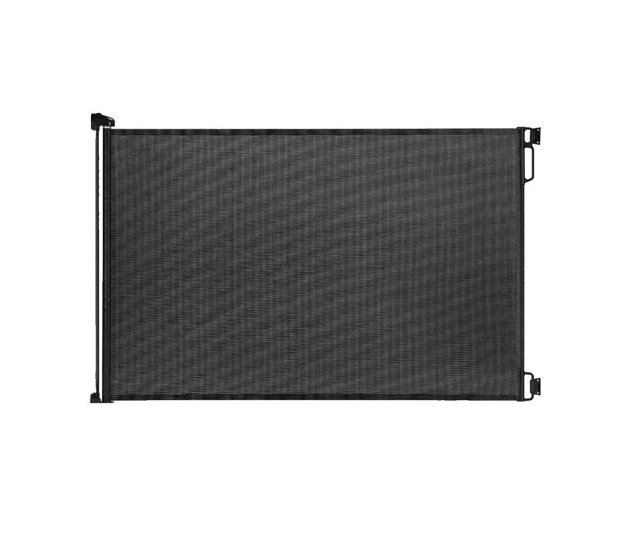 Puertas de seguridad para bebés de plástico negro