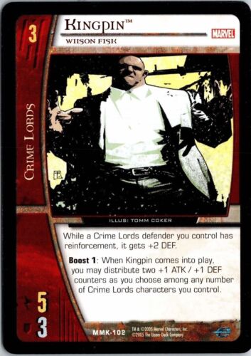Kingpin MMK-102 Marvel 2005 Upper Deck VS Systems CCG TCG - Picture 1 of 2