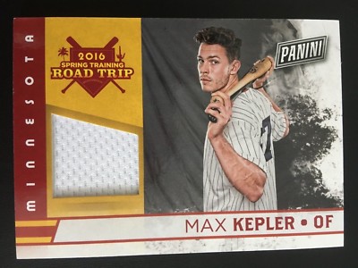 2016 Panini Fathers Day Spring Training Road Trip Materials Jersey 14 Max Kepler