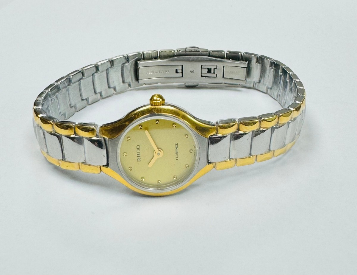 Rado Florence 22mm Two Tone Stainless Steel Band Champagne Dial