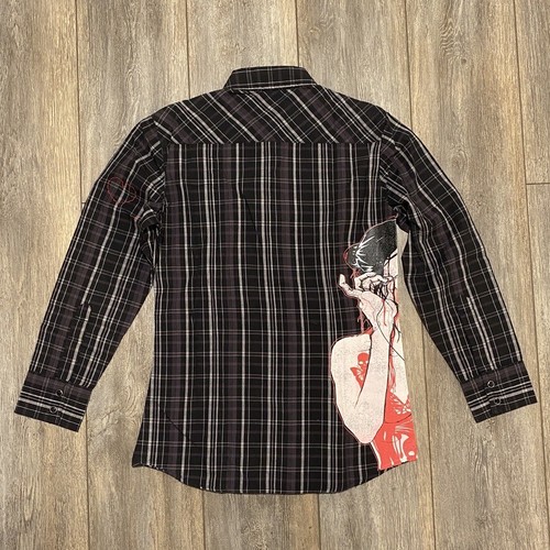IRON FIST STITCH L/S WOVEN BUTTON UP LADIES SHIRT JAPANESE STYLE - Picture 5 of 6