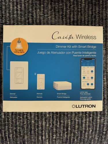 Lutron Caséta Wireless Dimmer Kit with Smart Bridge - Picture 1 of 5