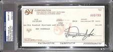 Sammy Davis Jr. Signed Bank Check PSA/DNA COA Rat Pack Gem Mint 10 Autograph 376