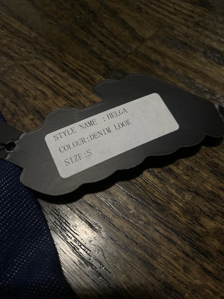 Traje de baño Motel Rocks efecto mezclilla para mujer S Foto 4 de 4