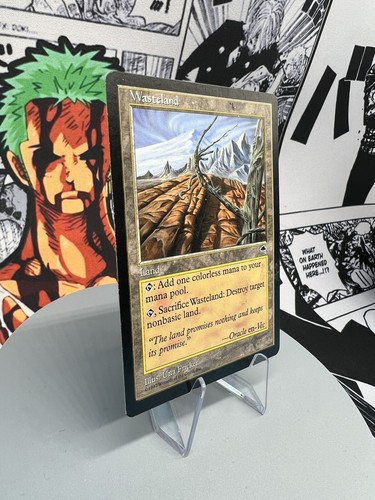 Magic The Gathering Tempest Wasteland MTG TCG CCG - Picture 2 of 7