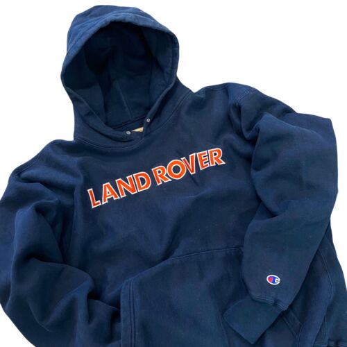 Sudadera con capucha tejido inverso Land Rover Champion de colección Spellout Car Range Porsche BMW - Imagen 2 de 3