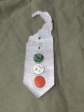 WWII Era British Women's League of Health and Beauty Pins on Leather Thong.