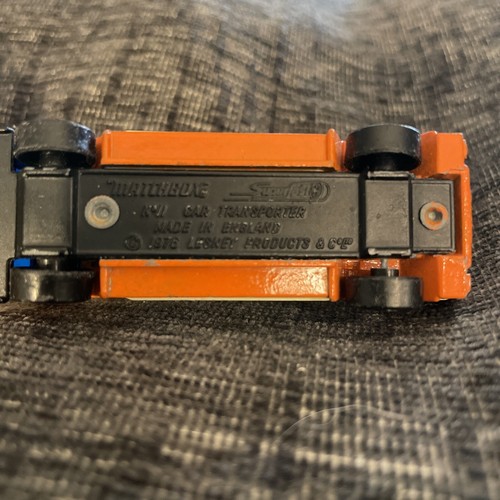 1976, Matchbox Lesney Superfast, #11 CAR TRANSPORTER,1978 Eng. Base,1/64 - Picture 5 of 5