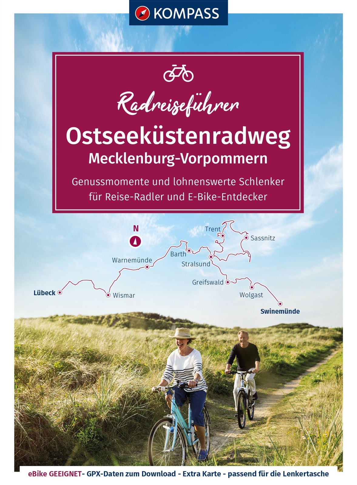 Thumbnail - Kompass Radreiseführer Ostseeküstenradweg Mecklenburg-vorpommern