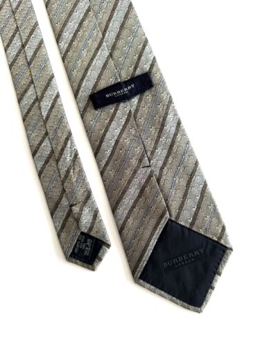 Burberry Cravatta, Tie Classic. Made in Italy. Logo “Burberry” - Picture 1 of 8