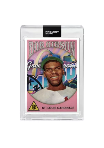 Topps PROJECT 2020 -  Bob Gibson by Ben Baller #249 - IN HAND