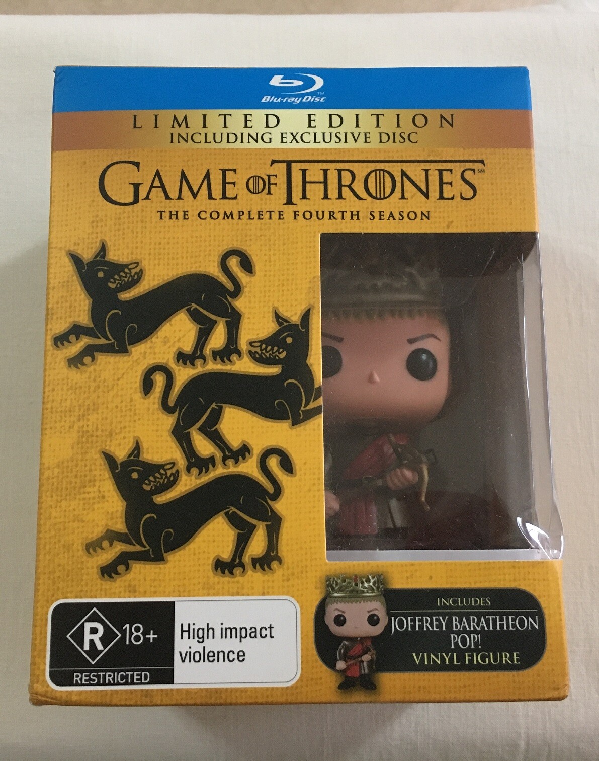 Game Of Thrones - Joffrey Baratheon Pop Vinyl | No Blu-Ray Included | Like-New