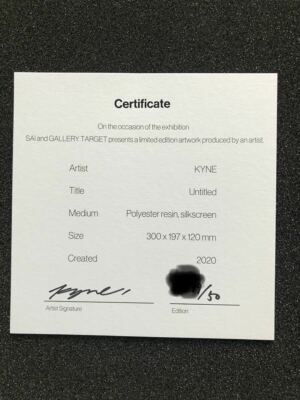 Kyne super rare 3D work with KYNE sticker] KYNE Untitled | eBay