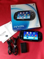 PlayStation PS Vita Wi-Fi model Crystal Black PCH-1000 ZA01 with 16GB memory