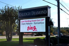 2 large LED Sign Full Color Outdoor Message Signage Boards  4’ x 9' 5”