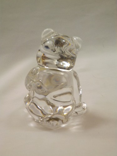 RCR Royal Crystal Rock Clear Glass Bear Animal Figurine 2-3/8 in. Tall - Picture 3 of 4