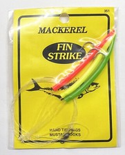 FIN STRIKE Mackerel Rig  (Hand Tied Rig - Made with Mustad Hooks)