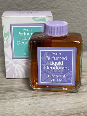 Vintage Avon Perfumed Liquid Deodorant Lilac Scent 2 Fl Oz New old Stock