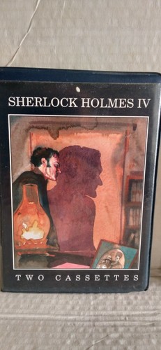 SHERLOCK HOLMES BBC Merrison Hobbs/Shelley 4×CASSETTE Box Sets Minds Eye MINT - Picture 2 of 8