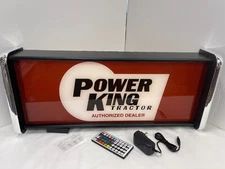 Power King Tractor LED Display lighted sign lightbox Hanging Light