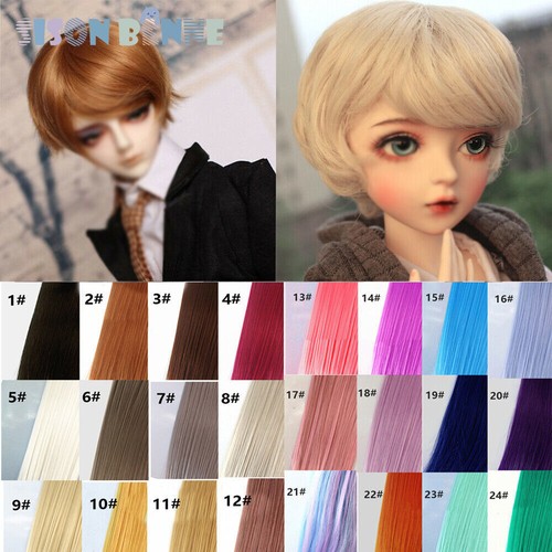 BJD Poupée Cheveux Courts Mignon Perruque 1/3 1/4 1/6 BJD Poupée Jouets Pièces - Imagen 3 de 36
