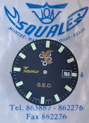 G.E.O. Hai Zifferblatt Grupo Especial Spanien Zifferblatt 28mm Uhr D=3 C=4,5 Quarz