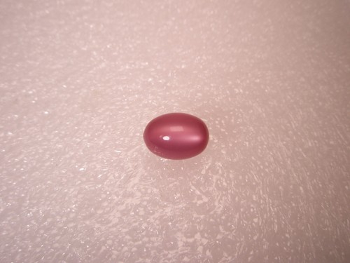 7/16"Hot Pink Oval Ovoid Quality Vintage Tie Tack Lapel Pin r145 - 第 1/5 張圖片
