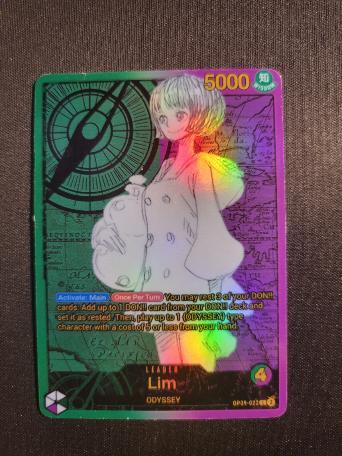 One Piece TCG Custom Leader - Lim (OP09-022)