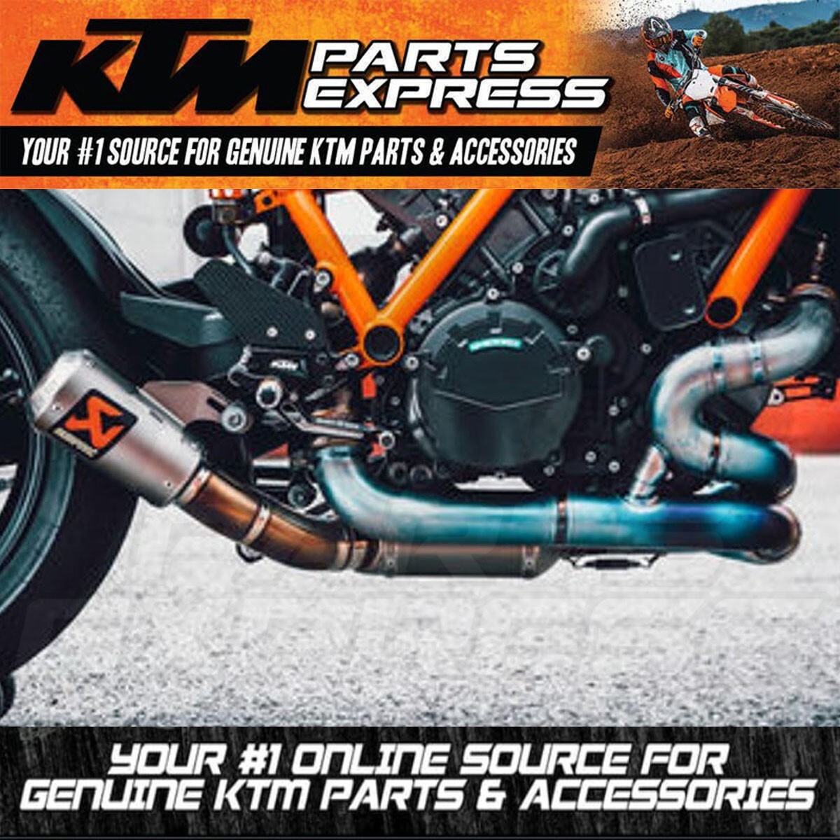 最終7/5迄AKRAPOVIC\"EVOLUTION LINE\" 1290SDR KTM Akrapovič Kit 