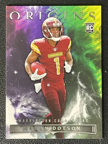 2022 Panini Origins Football Jahan Dotson RC Rookie #119 Washington Commanders