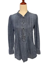 Isabel Marant Etoile Cotton Denim Shirt Pockets Women’s 2-Medium