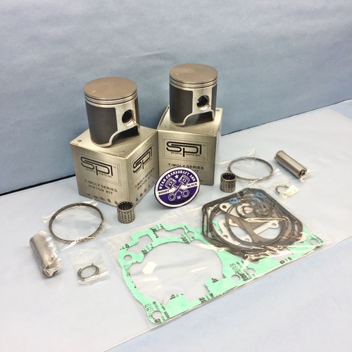 72mm STD SPI Dual Ring Pistons Gaskets 2005-2008 Ski-Doo 600 HO SDI MXZ GSX - Foto 3 di 8