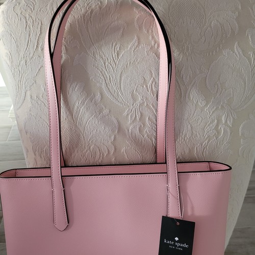 NWT Kate Spade. Daily Tote. Chalk Pink. Zip Closure. 12.44" H x 4.2" D. - Picture 5 of 7