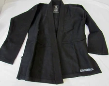 Sanabul Fight For It Jiu Jitsu Gi Adult Size A0 Black Kimono Jacket Top
